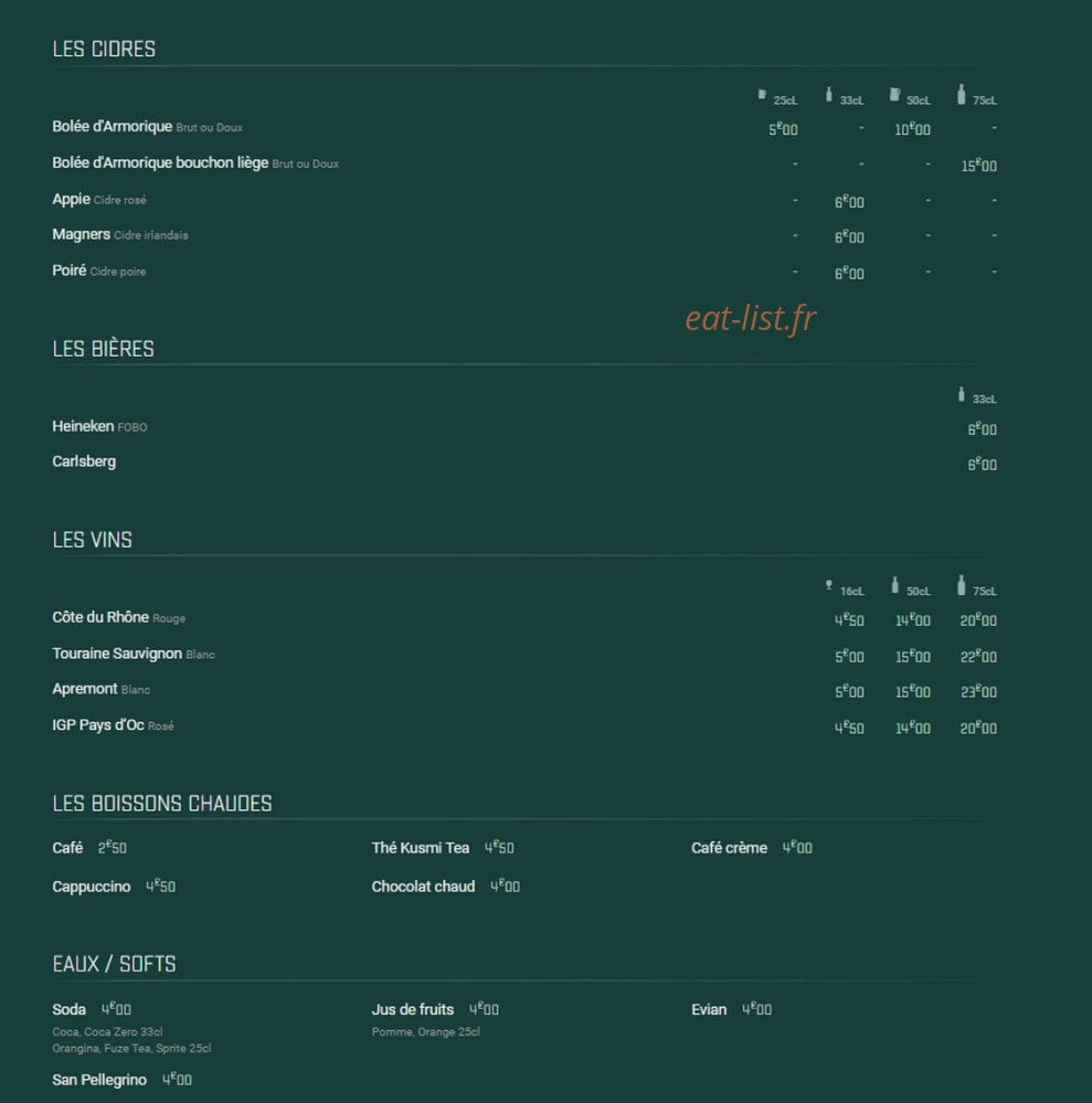 Le Monty — carte page 4