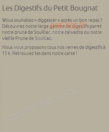 Le p'tit Bougnat — carte page 5