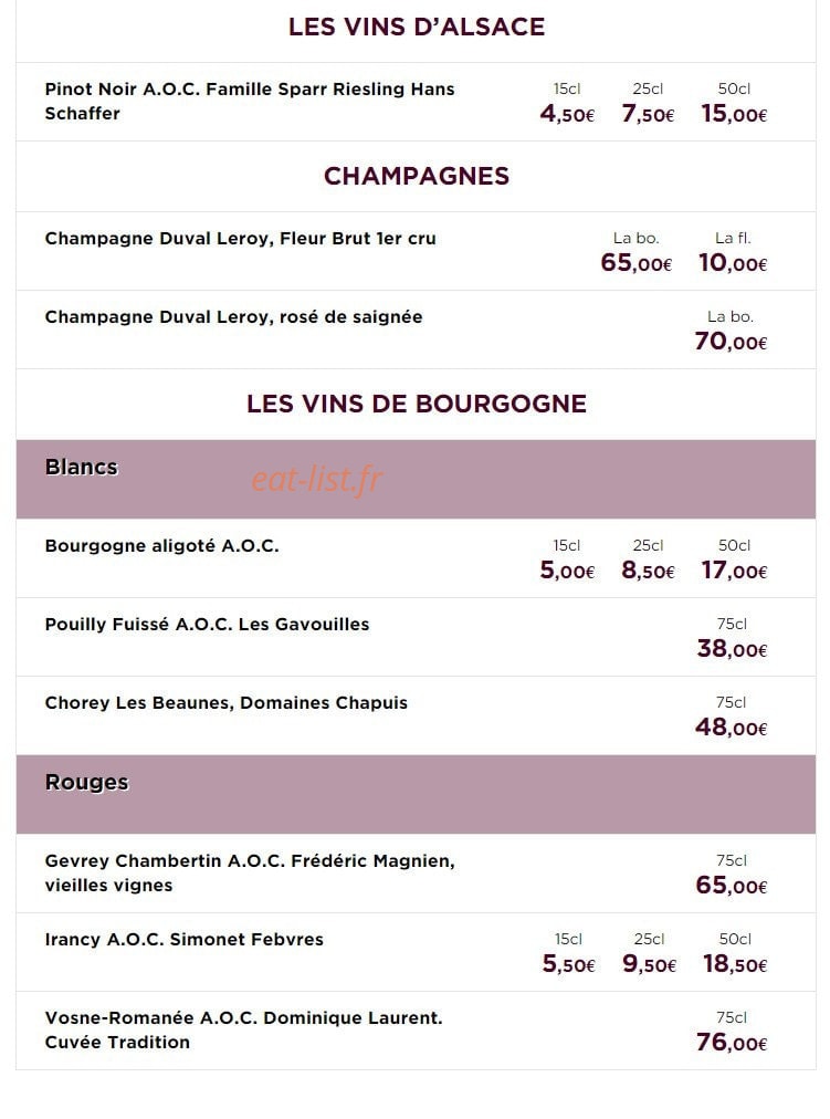 Le P'tit Canon — carte page 7