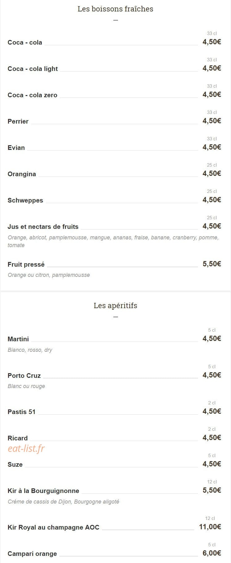 Le P'tit Wagram — carte page 7
