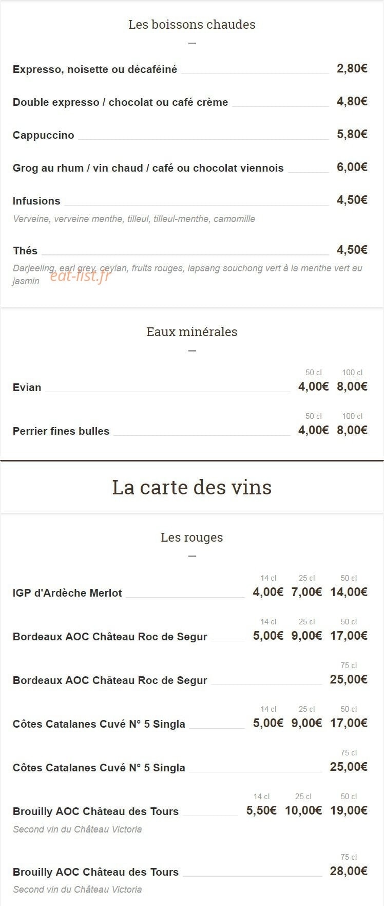Le P'tit Wagram — carte page 9
