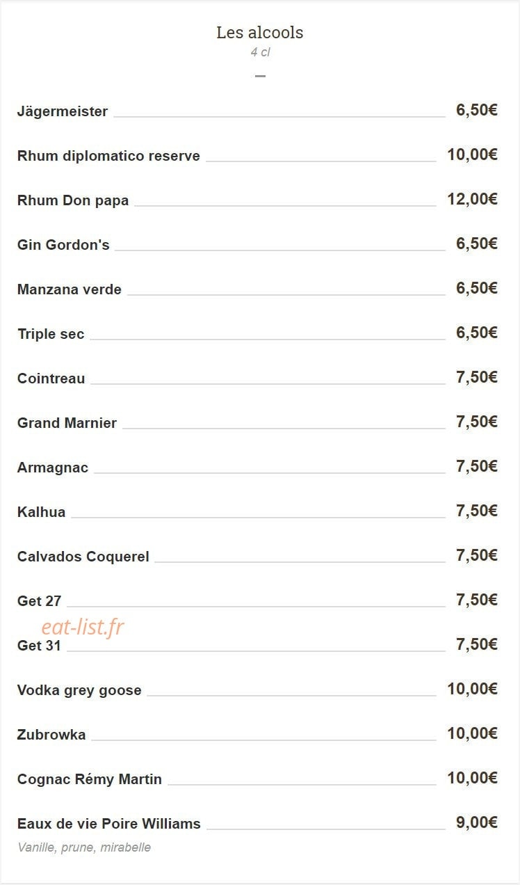 Le P'tit Wagram — carte page 6
