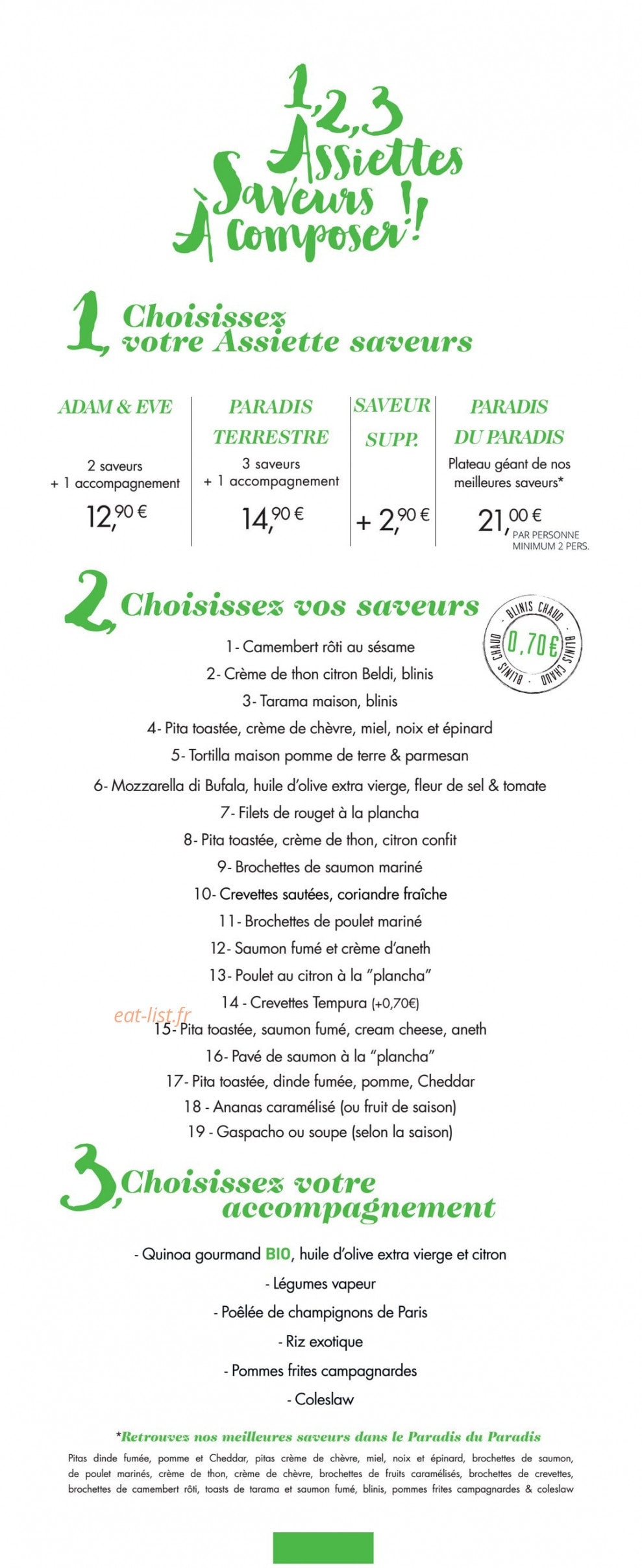 Le paradis du fruit — carte page 5