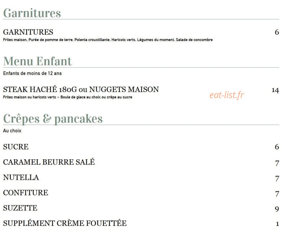 Le Pastel Batignolles — carte page 4