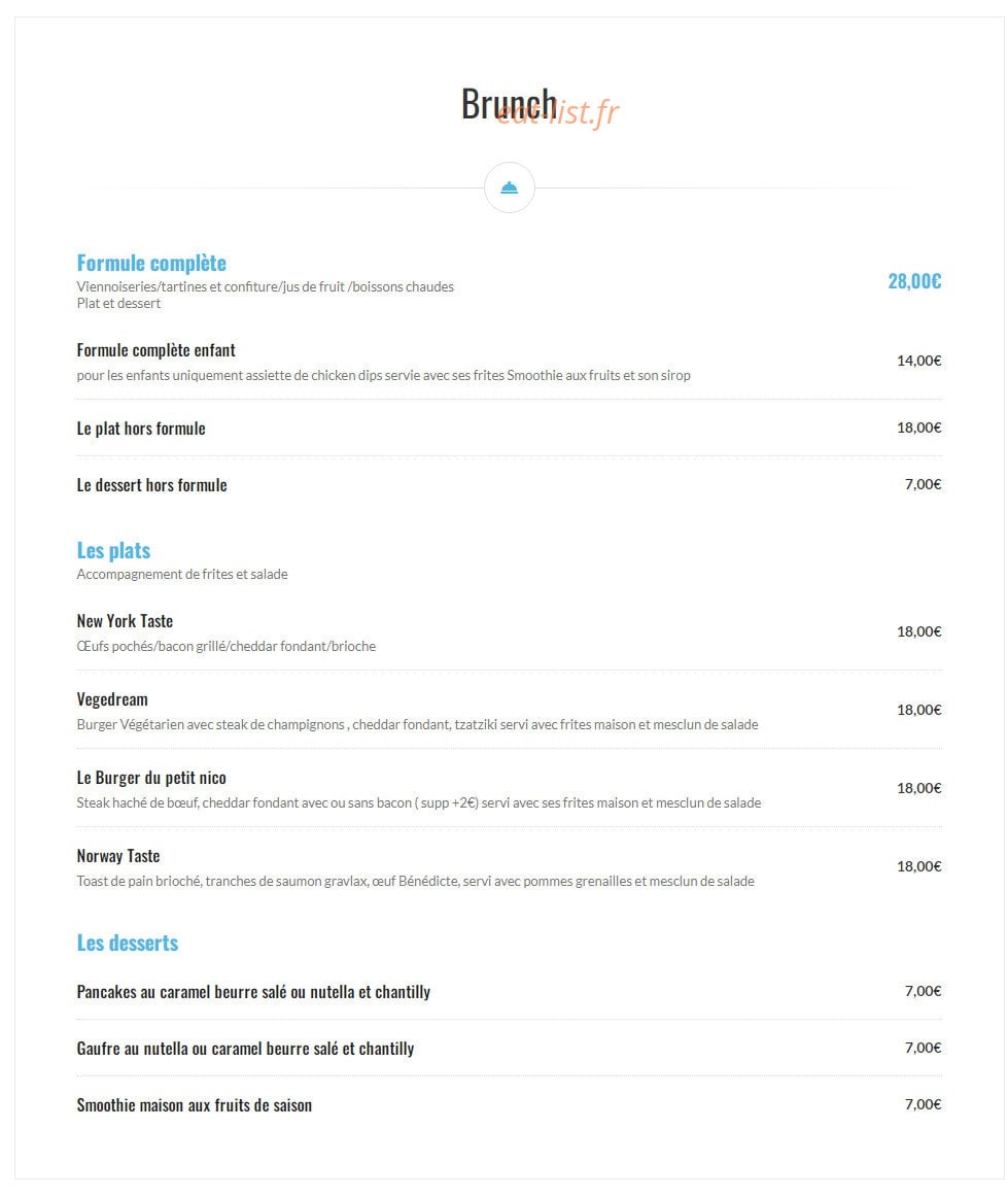 Le petit nico — carte page 3