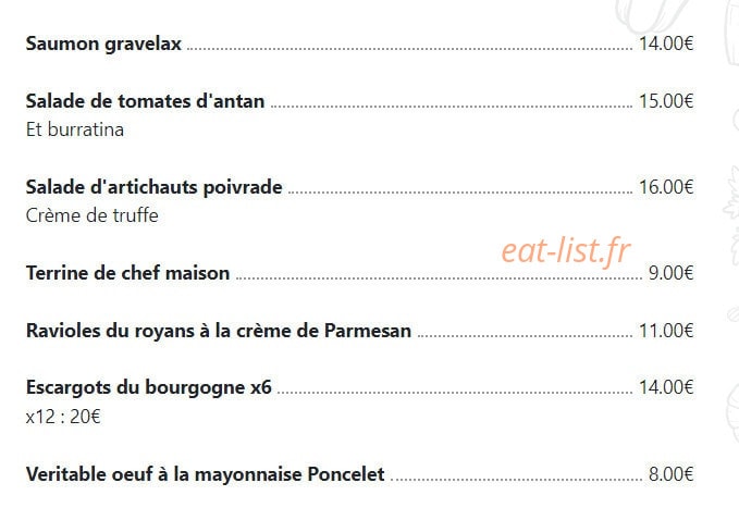 Le poncelet — carte page 1