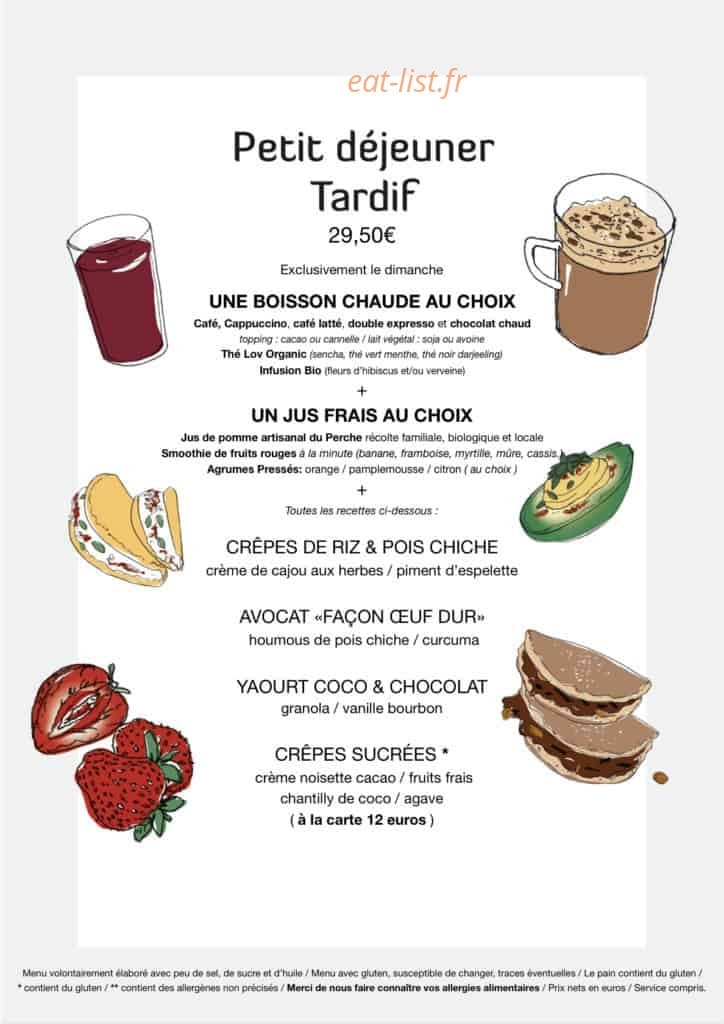 Le Potager de Charlotte — carte page 2