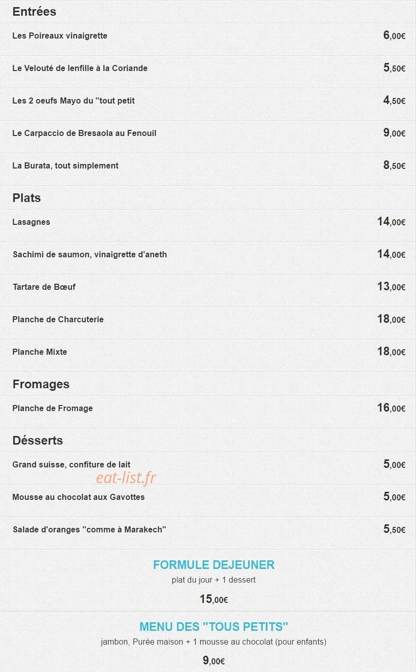Le tout petit — carte page 1
