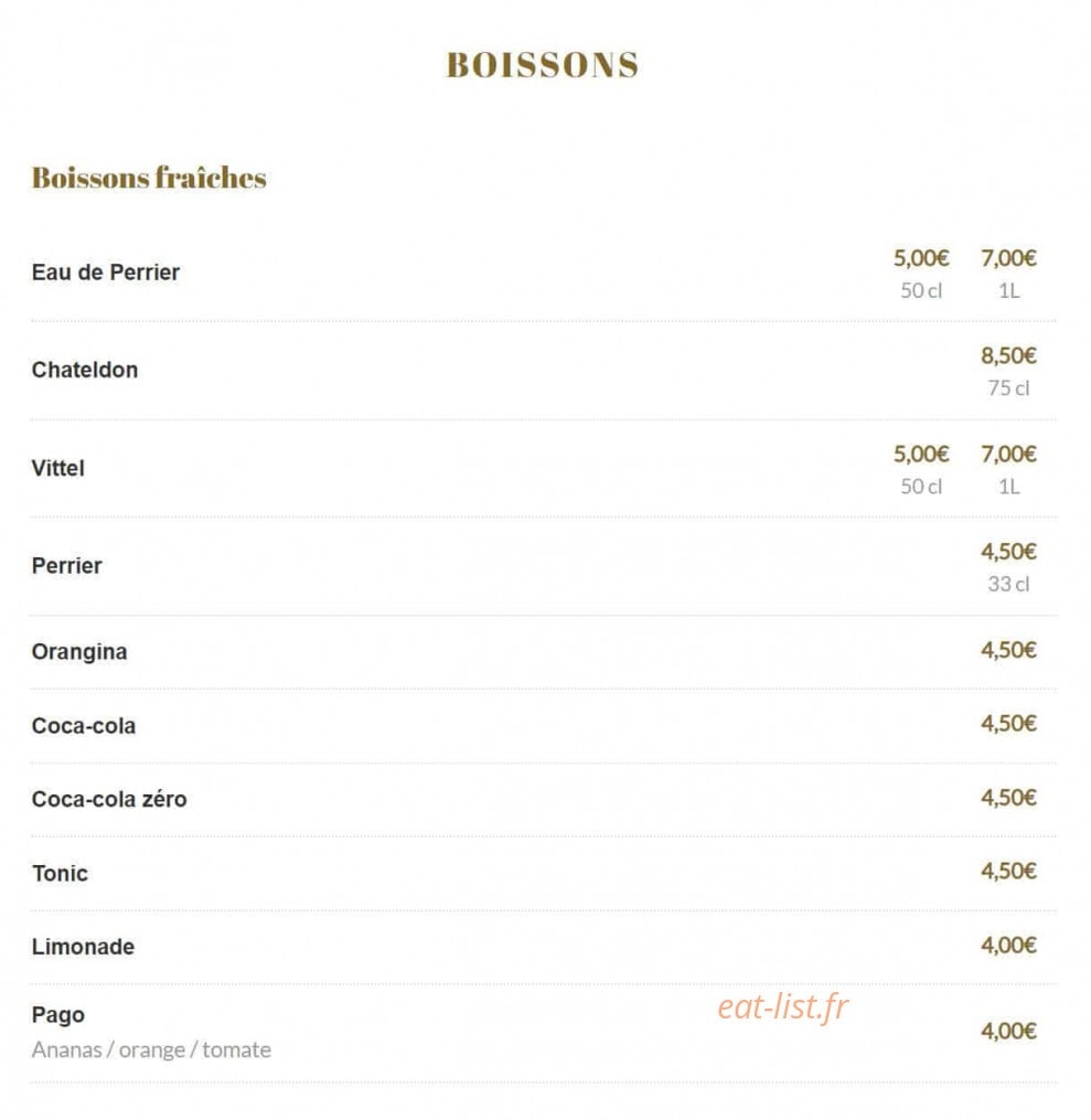 Le Trois-Quart — carte page 6