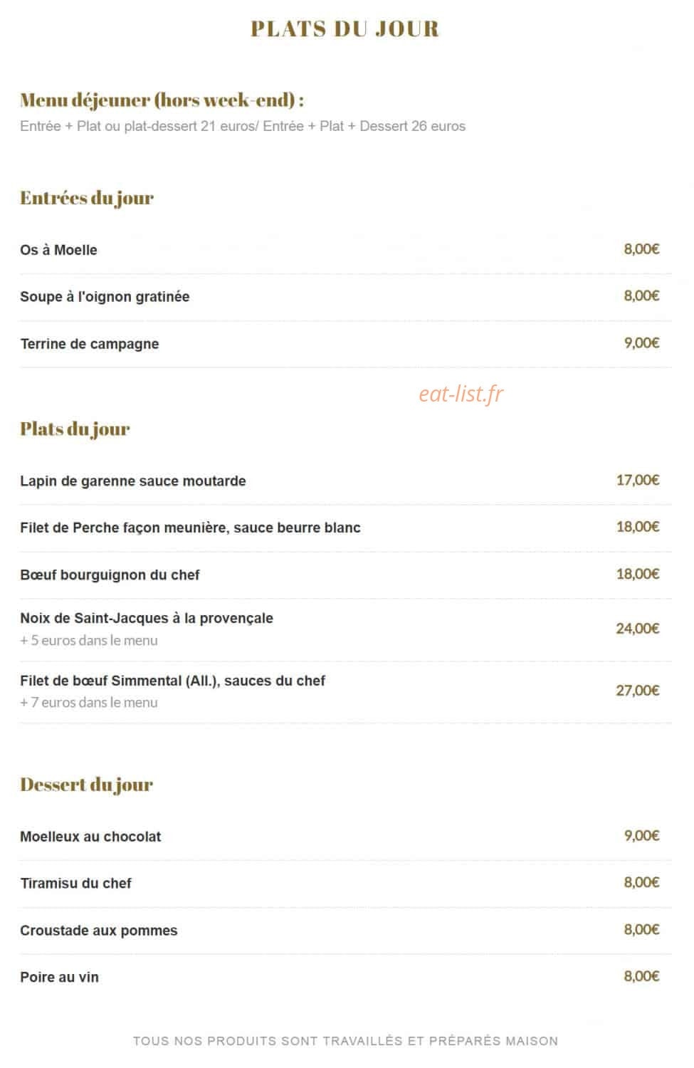 Le Trois-Quart — carte page 1