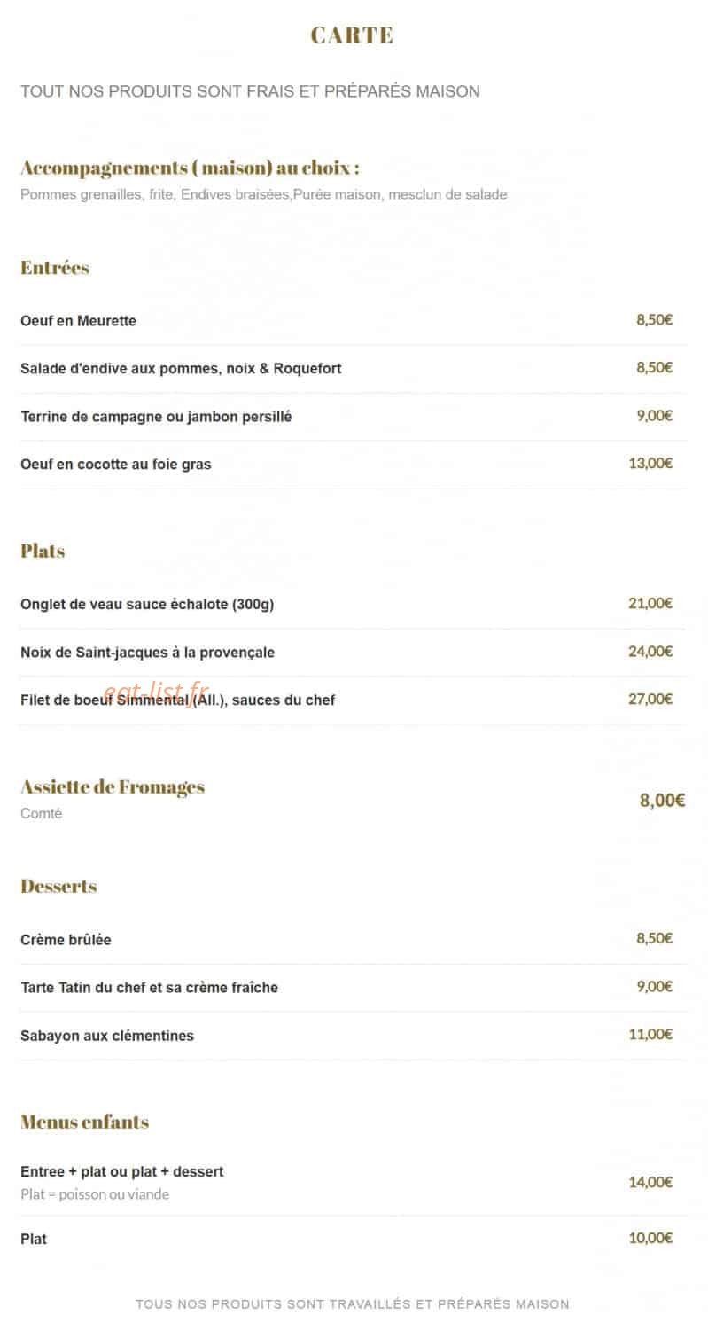 Le Trois-Quart — carte page 2