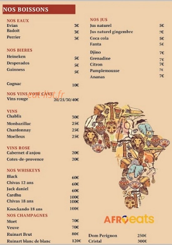Le Victoria Lounge — carte page 5