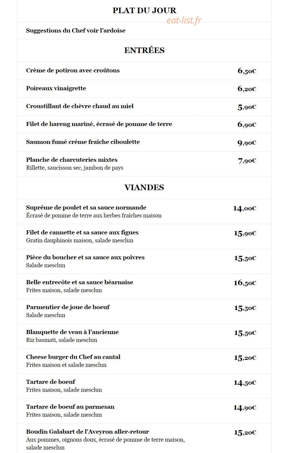 Les Demoiselles — carte page 1