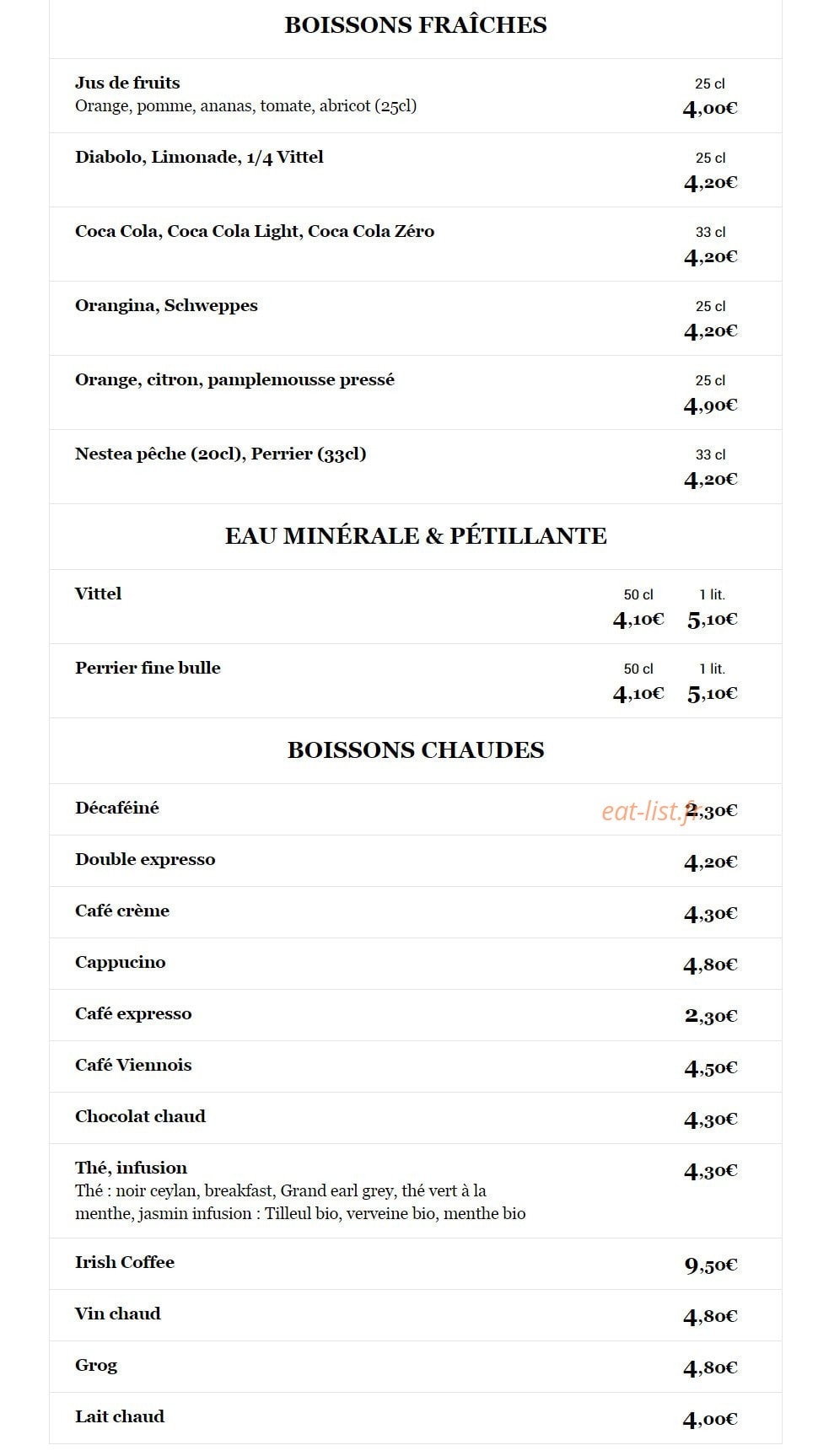Les Demoiselles — carte page 6