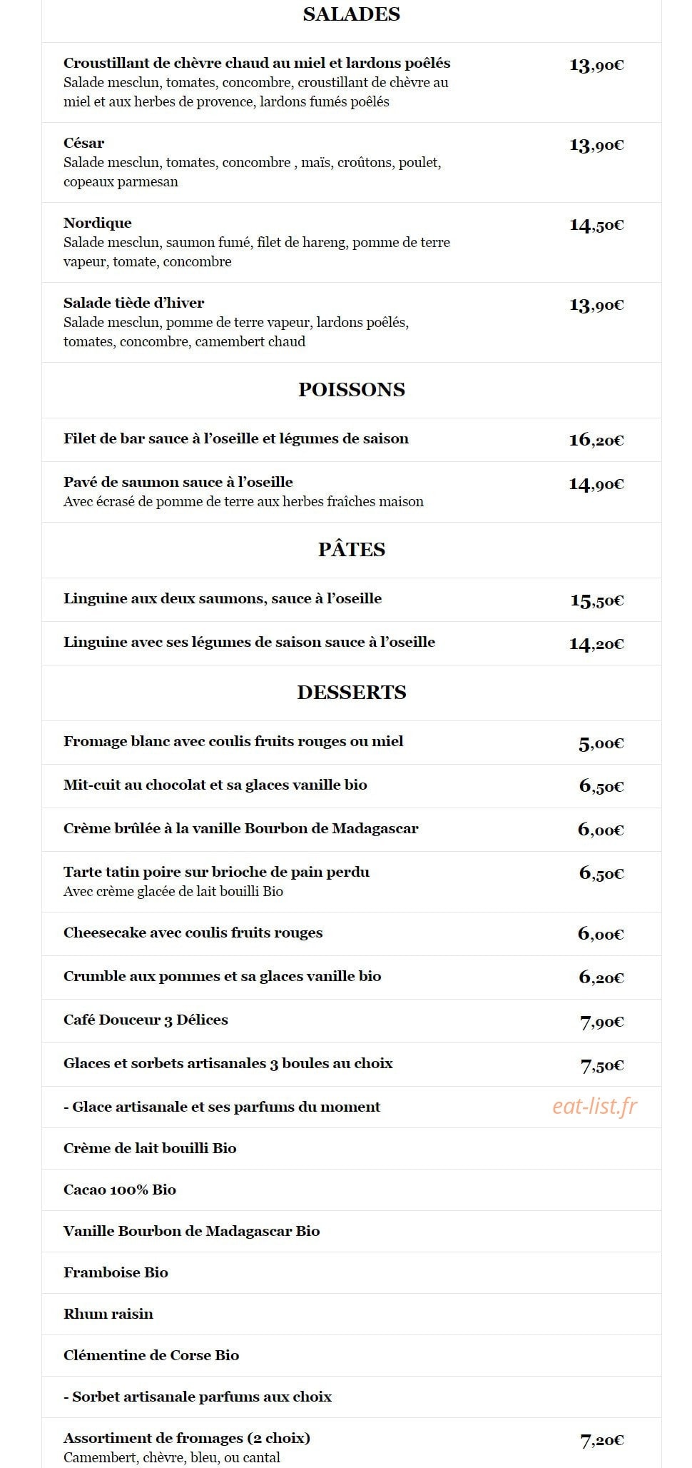 Les Demoiselles — carte page 2