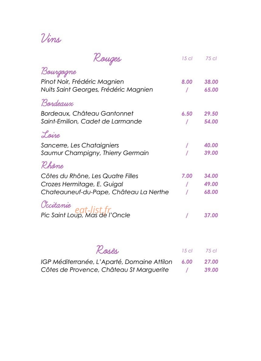 Les Françaises — carte page 5