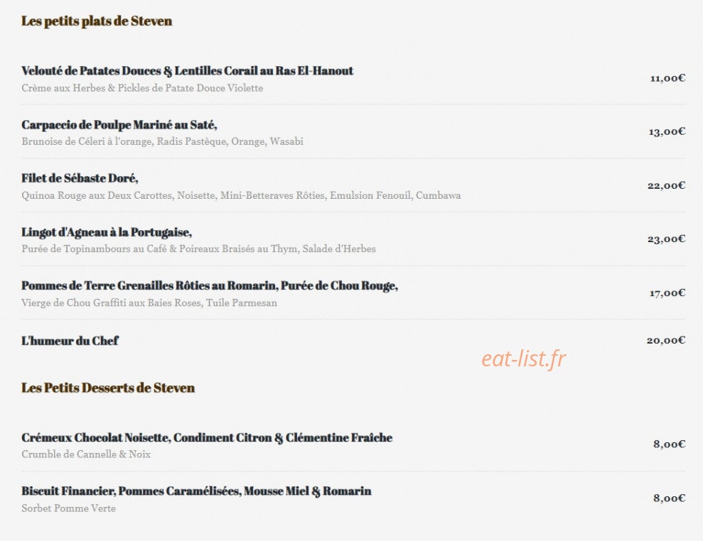 Les Marchands de Vins — carte page 1
