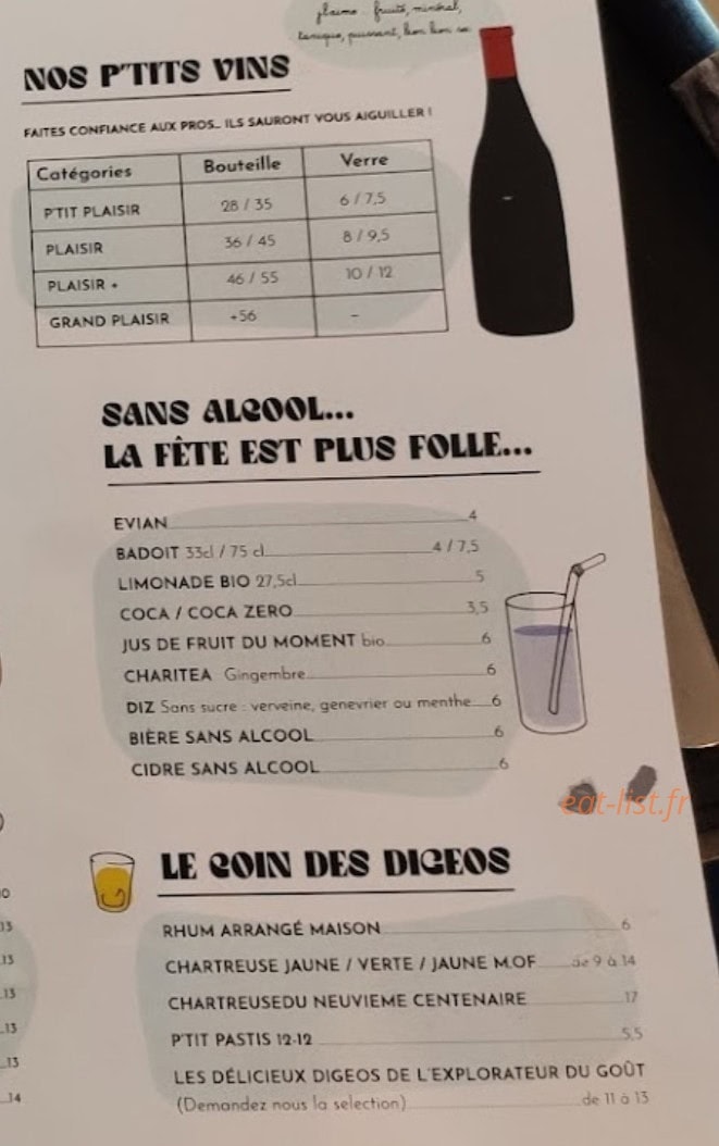 Les P'tits Potes — carte page 3