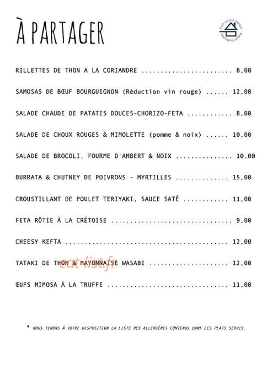 Les Paresseux — carte page 1