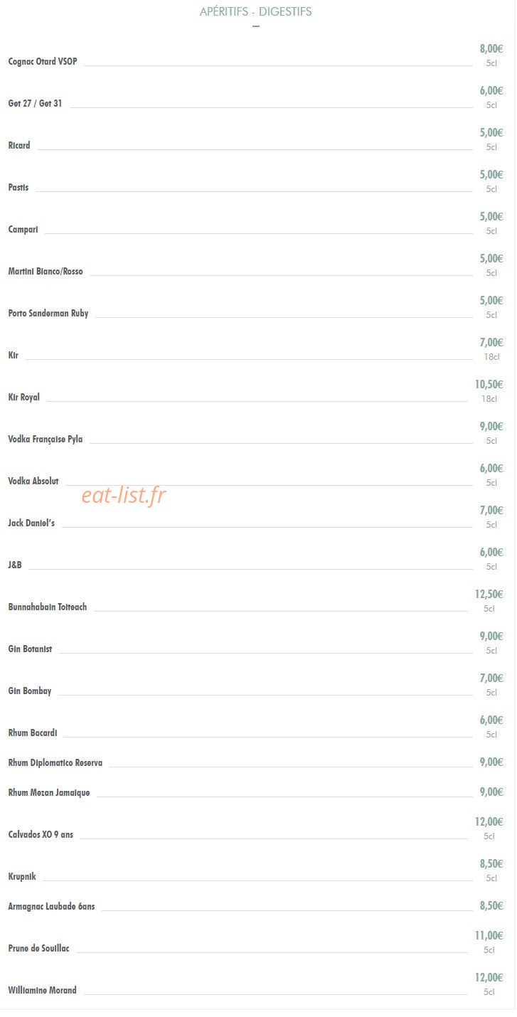 Lou Bistrot — carte page 6
