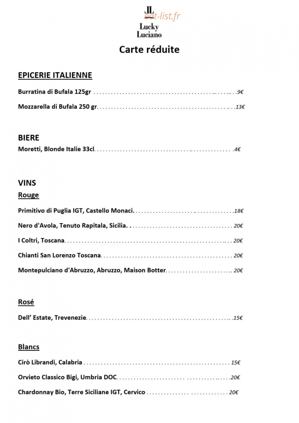 Lucky Luciano — carte page 2