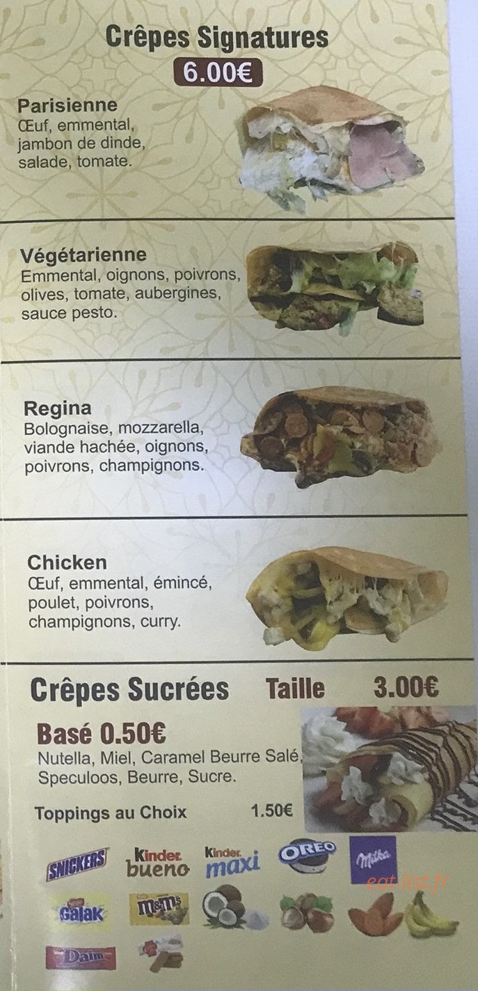 Maman Pizza & Crêpes — carte page 4