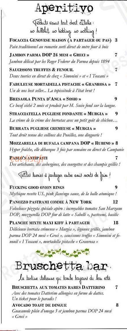 Manhattan Terrazza — carte page 3