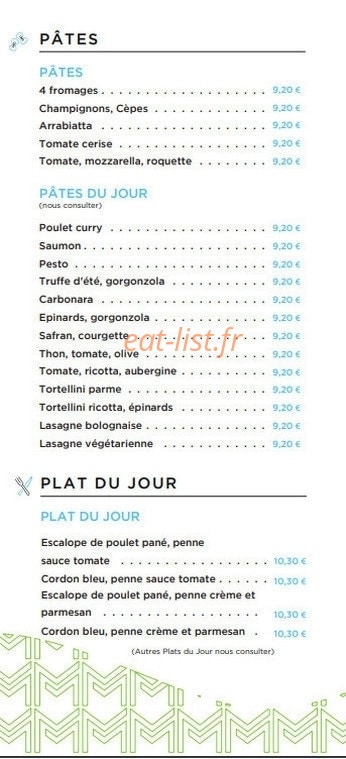 Manjé & Co — carte page 4