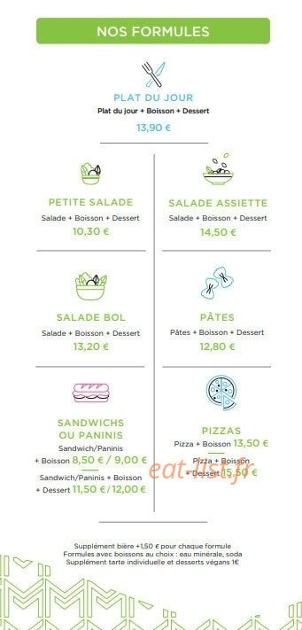 Manjé & Co — carte page 2