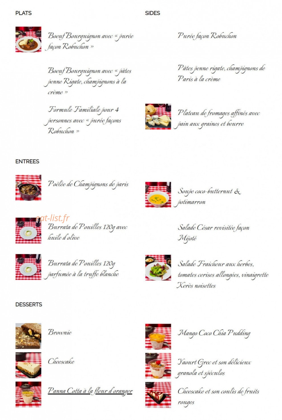 Mijoté — carte page 1