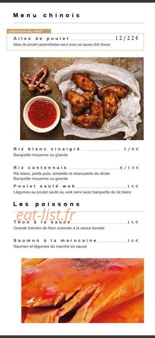 MiMi Traiteur — carte page 2