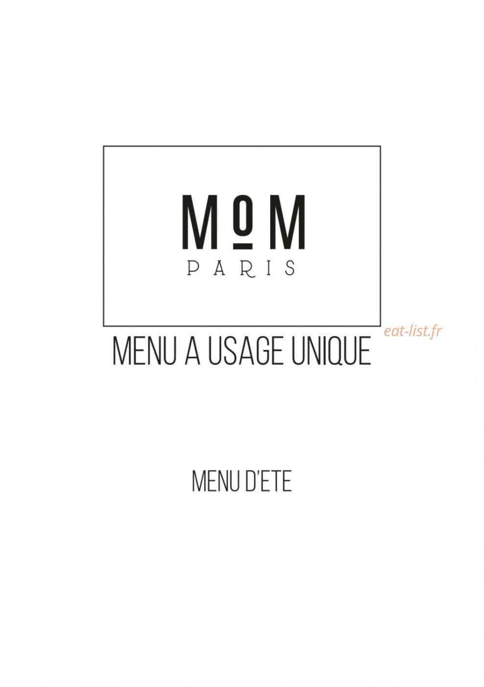 Môm — carte page 1