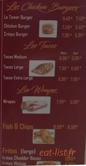 Monami Food Corner — carte page 4