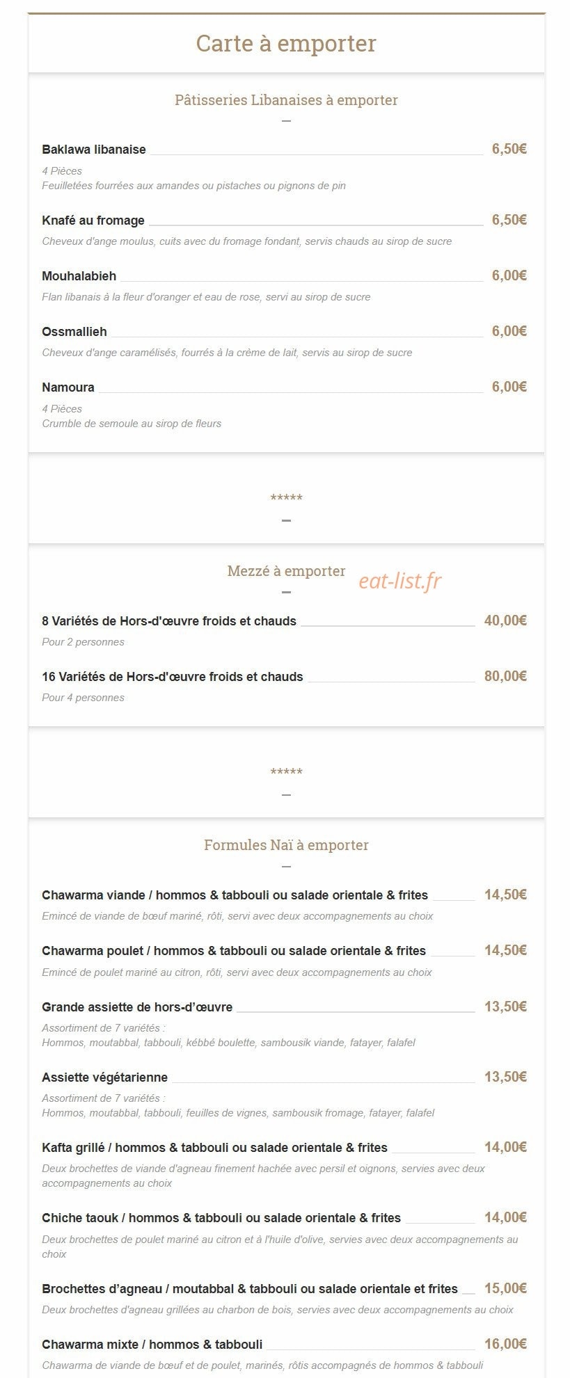 Naï — carte page 21