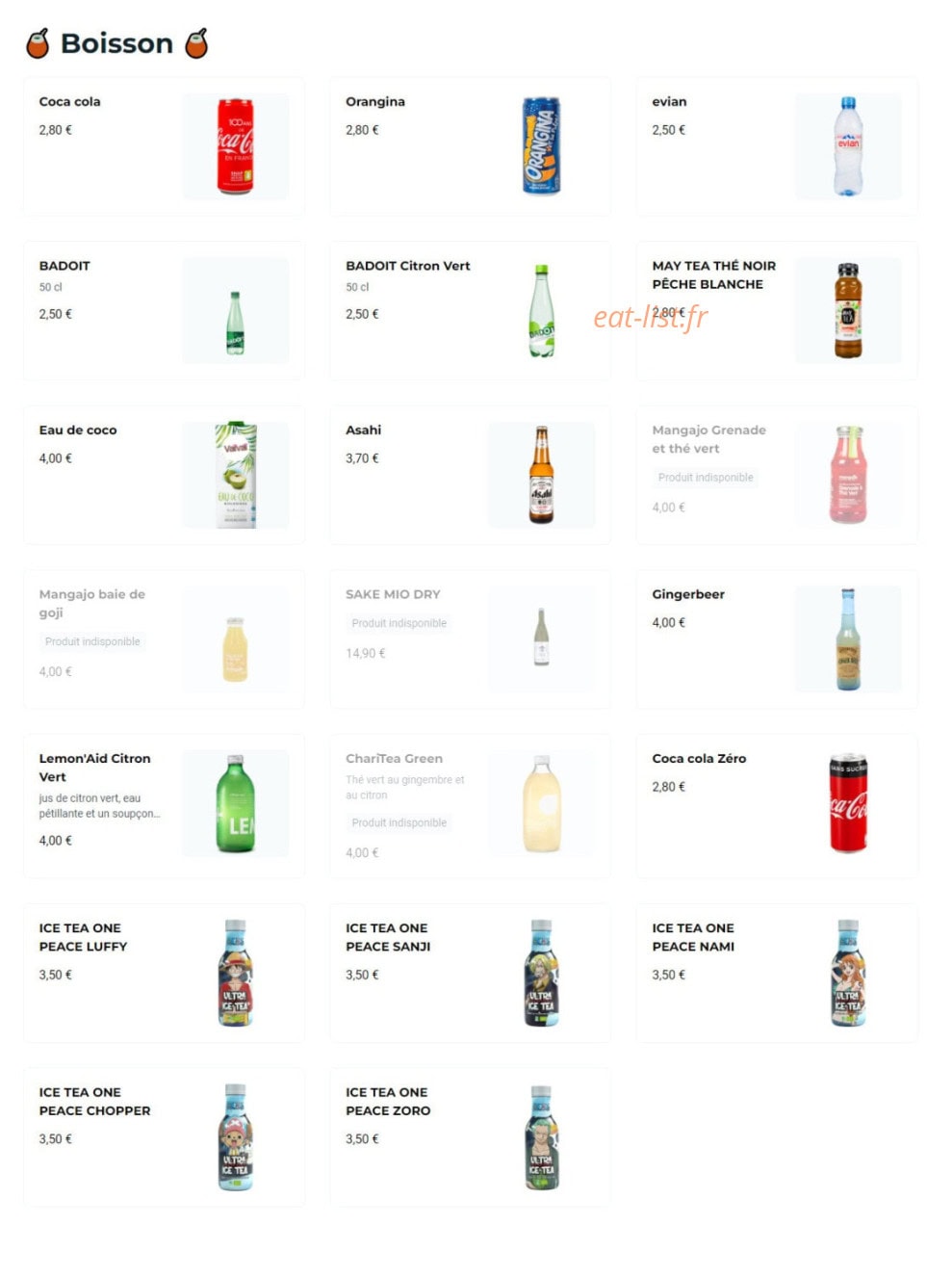 NKI sushi — carte page 7