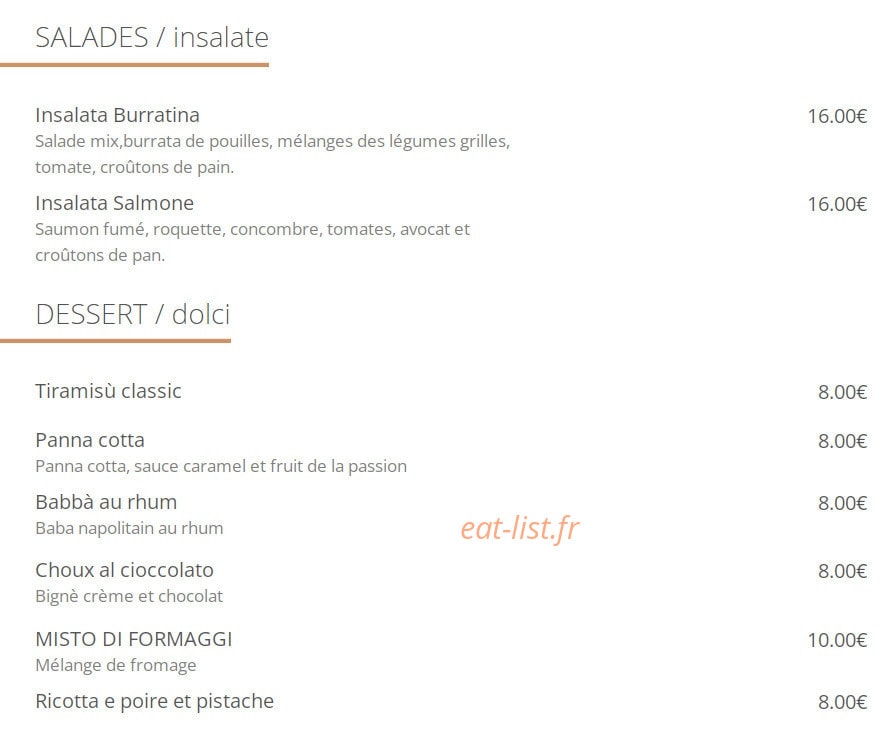 Ó core mio — carte page 4