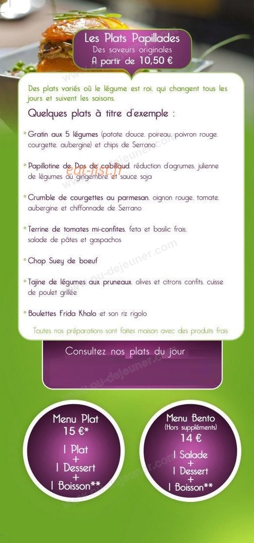 Papillades — carte page 4