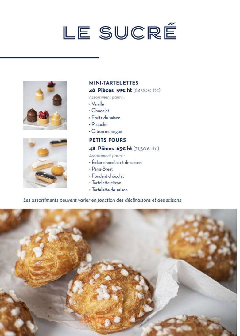 Paris Baguette — carte page 12