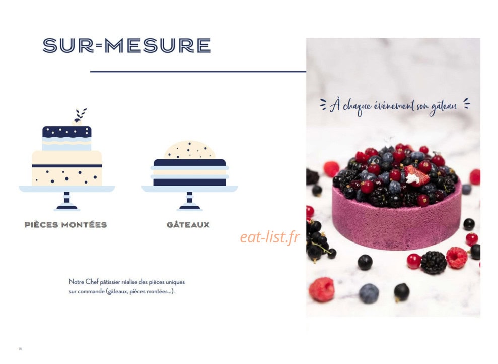 Paris Baguette — carte page 15