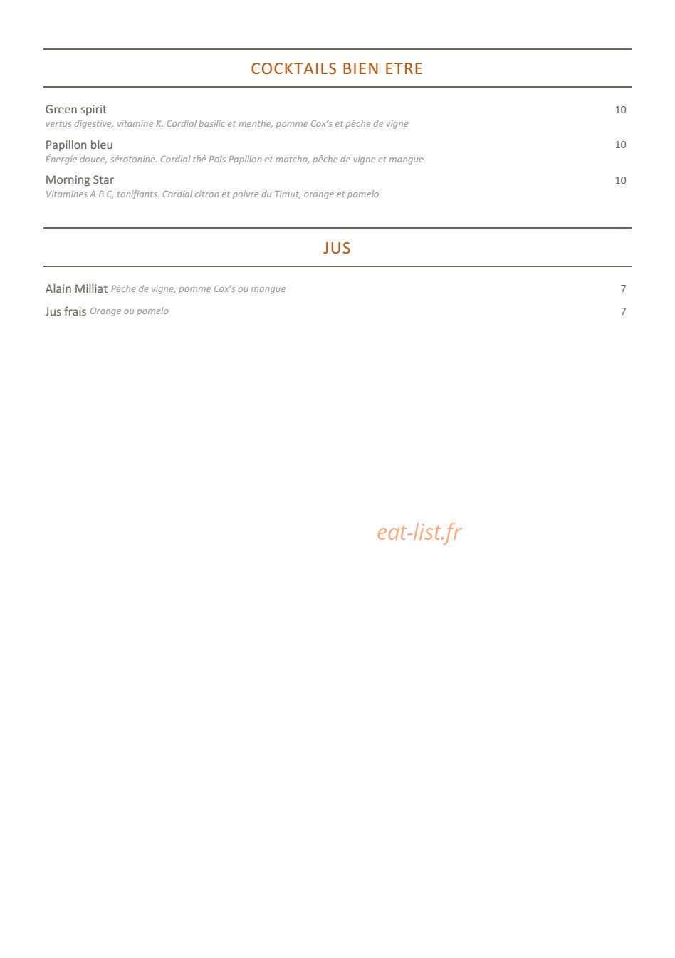 Paris j'Adore — carte page 5