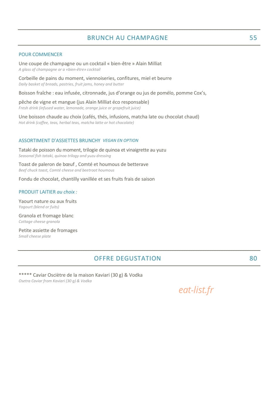 Paris j'Adore — carte page 8