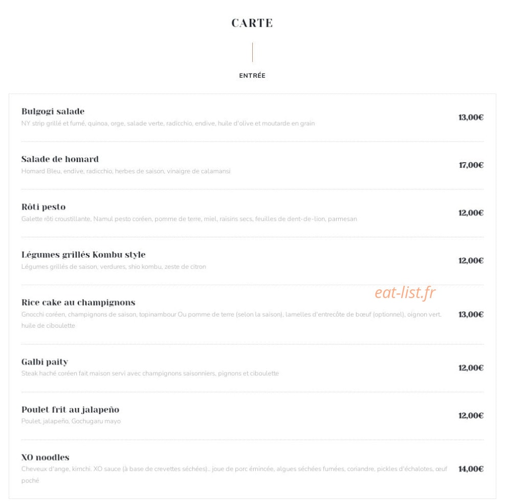 Parisik — carte page 2