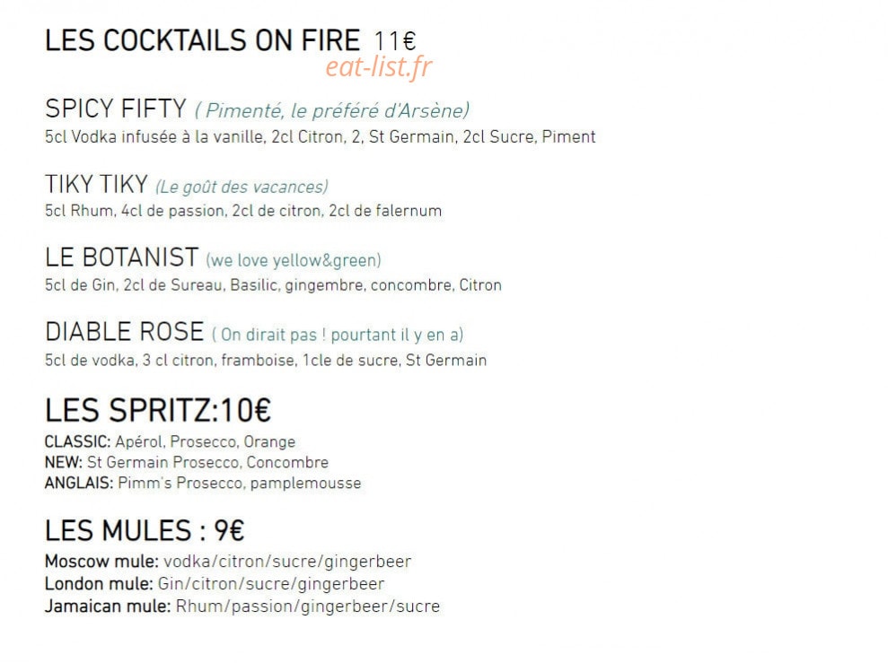 Pistache — carte page 3