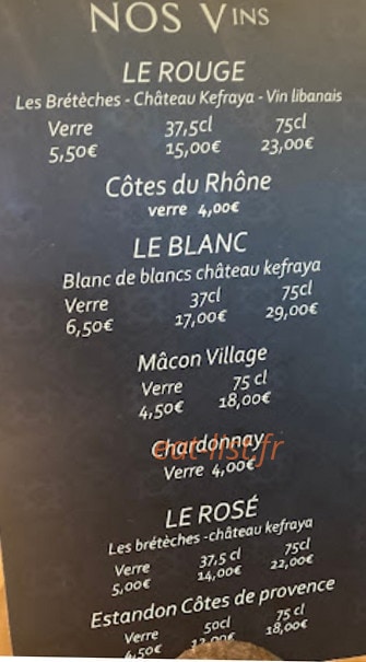 Pita Li beirut — carte page 10