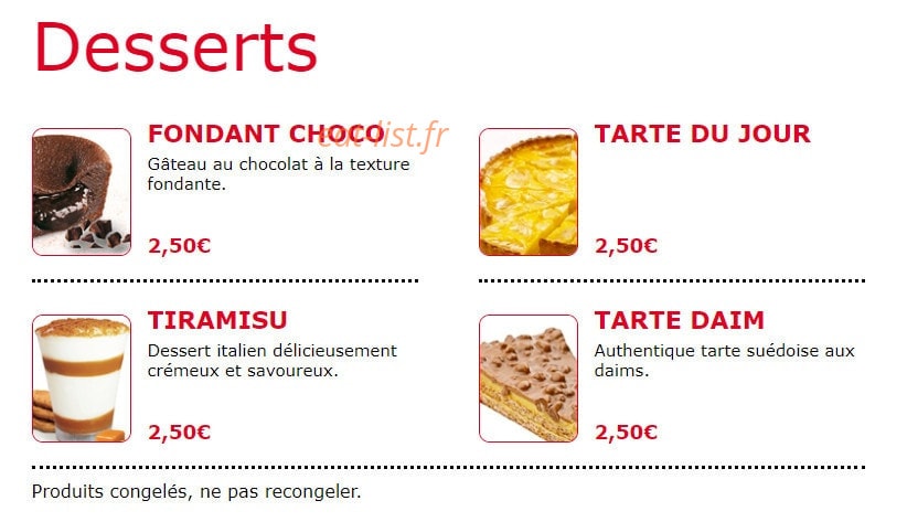 Pizza Cinq l'Authentique — carte page 9