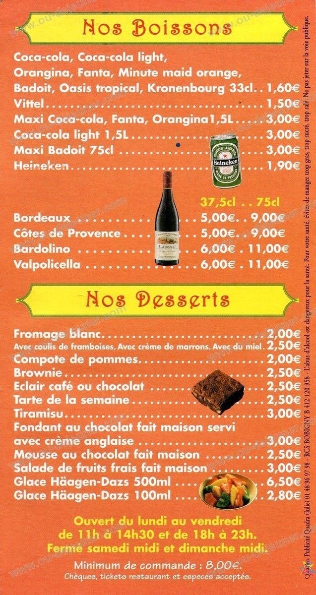 Pizza Di Roma — carte page 6