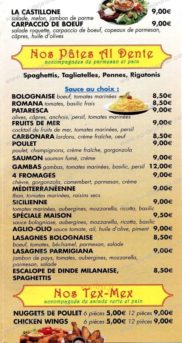 Pizza Di Roma — carte page 4