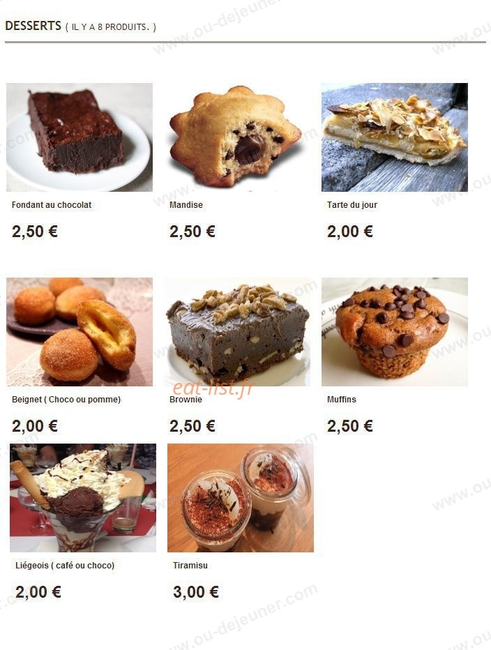Pizza King — carte page 8