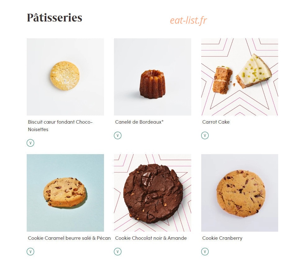 Pret A Manger — carte page 13