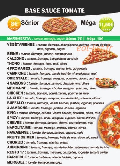 Resto 17 — carte page 2
